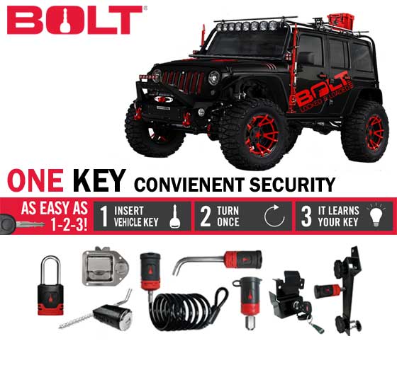 BOLT Lock self-keying padlock